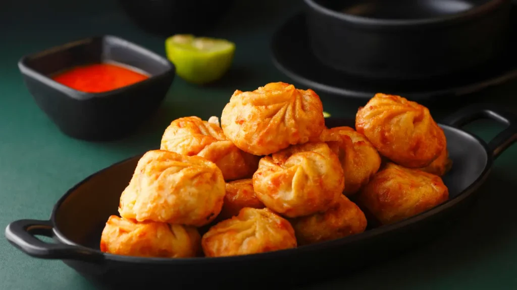 Fried momos of sonams tibetan kitchen